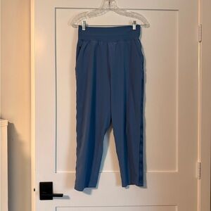 Athleta Light Blue Cropped Jogger Pants